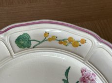 画像8: HBCM VP ヴーヴペランシリーズ 花リム 花柄 メインプレート 25.5cm ＃3 [202506−81] (8)