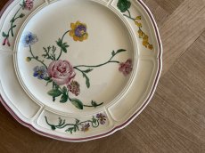 画像19: HBCM VP ヴーヴペランシリーズ 花リム 花柄 メインプレート 25.5cm ＃3 [202506−81] (19)