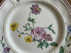 画像4: HBCM VP ヴーヴペランシリーズ 花リム 花柄 デザートプレート 22.7cm ＃1 [202506−82] (4)