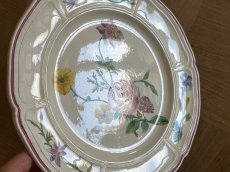 画像5: HBCM VP ヴーヴペランシリーズ 花リム 花柄 デザートプレート 22.7cm ＃1 [202506−82] (5)