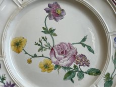 画像9: HBCM VP ヴーヴペランシリーズ 花リム 花柄 デザートプレート 22.7cm ＃1 [202506−82] (9)