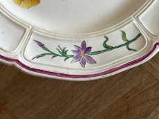 画像13: HBCM VP ヴーヴペランシリーズ 花リム 花柄 デザートプレート 22.7cm ＃1 [202506−82] (13)