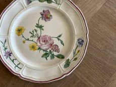 画像23: HBCM VP ヴーヴペランシリーズ 花リム 花柄 デザートプレート 22.7cm ＃1 [202506−82] (23)