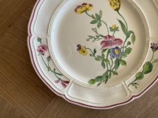画像3: HBCM VP ヴーヴペランシリーズ 花リム 花柄 デザートプレート 22.5cm ＃2 [202506−83] (3)