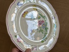 画像5: HBCM VP ヴーヴペランシリーズ 花リム 花柄 デザートプレート 22.5cm ＃2 [202506−83] (5)