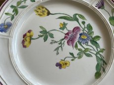 画像8: HBCM VP ヴーヴペランシリーズ 花リム 花柄 デザートプレート 22.5cm ＃2 [202506−83] (8)