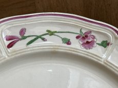 画像10: HBCM VP ヴーヴペランシリーズ 花リム 花柄 デザートプレート 22.5cm ＃2 [202506−83] (10)