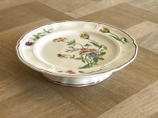画像1: HBCM VP ヴーヴペランシリーズ 花リム 花柄 低いコンポティエ 22.5cm ＃1 [202506−84] (1)