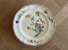 画像2: HBCM VP ヴーヴペランシリーズ 花リム 花柄 低いコンポティエ 22.5cm ＃1 [202506−84] (2)