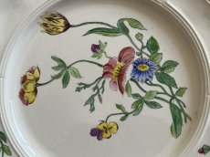画像7: HBCM VP ヴーヴペランシリーズ 花リム 花柄 低いコンポティエ 22.5cm ＃1 [202506−84] (7)