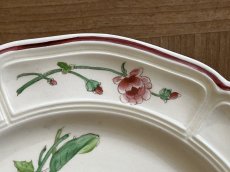 画像10: HBCM VP ヴーヴペランシリーズ 花リム 花柄 低いコンポティエ 22.5cm ＃1 [202506−84] (10)