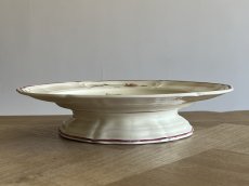 画像14: HBCM VP ヴーヴペランシリーズ 花リム 花柄 低いコンポティエ 22.5cm ＃1 [202506−84] (14)