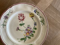 画像3: HBCM VP ヴーヴペランシリーズ 花リム 花柄 低いコンポティエ 22.3cm ＃2 [202506−85] (3)