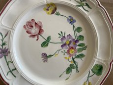 画像5: HBCM VP ヴーヴペランシリーズ 花リム 花柄 低いコンポティエ 22.3cm ＃2 [202506−85] (5)