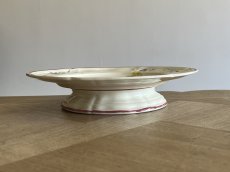 画像12: HBCM VP ヴーヴペランシリーズ 花リム 花柄 低いコンポティエ 22.3cm ＃2 [202506−85] (12)