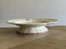 画像13: HBCM VP ヴーヴペランシリーズ 花リム 花柄 低いコンポティエ 22.3cm ＃2 [202506−85] (13)