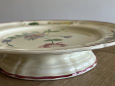 画像14: HBCM VP ヴーヴペランシリーズ 花リム 花柄 低いコンポティエ 22.3cm ＃2 [202506−85] (14)