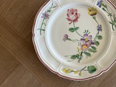 画像20: HBCM VP ヴーヴペランシリーズ 花リム 花柄 低いコンポティエ 22.3cm ＃2 [202506−85] (20)