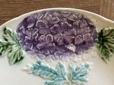 画像8: バルボティーヌ 紫陽花風のお花 デザートプレート [202506−37] (8)