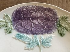 画像9: バルボティーヌ 紫陽花風のお花 デザートプレート [202506−37] (9)