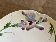 画像7: バルボティーヌ ショワジールロワ アイリスのお花レリーフ プレート #1 [202506−38] (7)