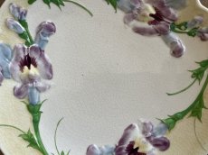 画像4: バルボティーヌ ショワジールロワ アイリスのお花レリーフ プレート #2 [202506−39] (4)