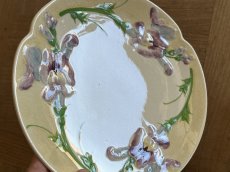 画像5: バルボティーヌ ショワジールロワ アイリスのお花レリーフ プレート #2 [202506−39] (5)