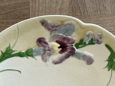 画像9: バルボティーヌ ショワジールロワ アイリスのお花レリーフ プレート #2 [202506−39] (9)