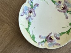 画像18: バルボティーヌ ショワジールロワ アイリスのお花レリーフ プレート #2 [202506−39] (18)
