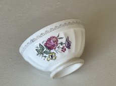画像17: カフェオレボウル ディゴワン＆サルグミンヌ プチボル お花のブーケプリント 口径10.6cm〖202503-01〗 (17)