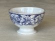 画像1: カフェオレボウル ボルドー窯 さくらんぼとかたつむり柄 口径12.8cm〖202503-08〗 (1)