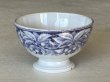 画像4: カフェオレボウル ボルドー窯 さくらんぼとかたつむり柄 口径12.8cm〖202503-08〗 (4)