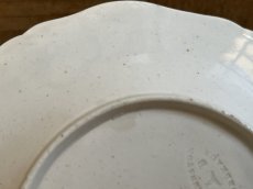 画像15: ボルドー窯  孔雀 鳥 ブルー柄のソーサー 小皿 #1 [202506−54] (15)