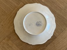 画像11: ボルドー窯  孔雀 鳥 ブルー柄のソーサー 小皿 #2 [202506−55] (11)