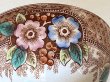 画像12: カフェオレボウル ボッホフレール お花柄 茶系 口径8.9cm〖202503-10〗 (12)