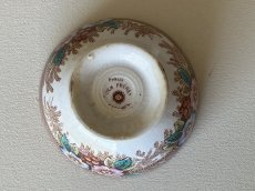 画像13: カフェオレボウル ボッホフレール お花柄 茶系 口径8.9cm〖202503-10〗 (13)