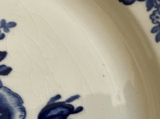 画像11: HBCM モントロー ブルーローズのブーケ 花リム メインプレート 24cm #2  [202506−62] (11)