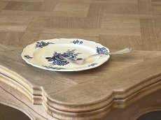 画像19: HBCM モントロー ブルーローズのブーケ 花リム メインプレート 24cm #2  [202506−62] (19)