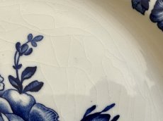画像7: HBCM モントロー ブルーローズのブーケ 花リム メインプレート 24cm #3  [202506−63] (7)