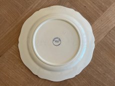 画像17: HBCM モントロー ブルーローズのブーケ 花リム メインプレート 24cm #4  [202506−64] (17)