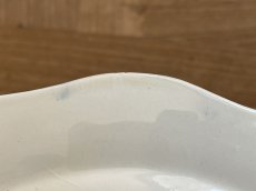 画像18: HBCM モントロー ブルーローズのブーケ 花リム メインプレート 24cm #4  [202506−64] (18)
