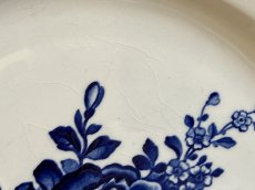 画像13: HBCM モントロー ブルーローズのブーケ 花リム メインプレート 24cm #5  [202506−65] (13)
