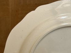 画像20: HBCM モントロー ブルーローズのブーケ 花リム メインプレート 24cm #5  [202506−65] (20)
