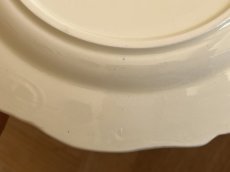 画像17: HBCM モントロー ブルーローズのブーケ 花リム メインプレート 24cm #6 [202506−66] (17)