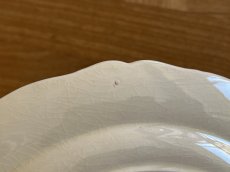 画像21: HBCM モントロー ブルーローズのブーケ 花リム デザート皿  22cm #1 [202506−67] (21)