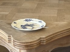 画像23: HBCM モントロー ブルーローズのブーケ 花リム デザート皿  22cm #1 [202506−67] (23)