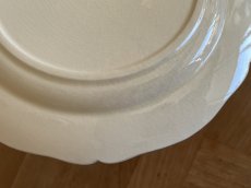 画像21: HBCM モントロー ブルーローズのブーケ 花リム デザート皿  22cm #2 [202506−68] (21)