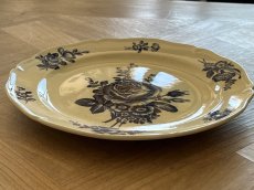 画像25: HBCM モントロー ブルーローズのブーケ 花リム デザート皿  22cm #2 [202506−68] (25)