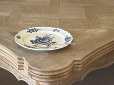 画像26: HBCM モントロー ブルーローズのブーケ 花リム デザート皿  22cm #2 [202506−68] (26)