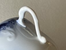 画像10: ブルートランスファー パンジー柄 デジュネ カップ＆ソーサー ＃1〖202503-34〗 (10)